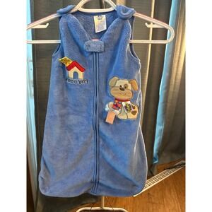 Tagalongs Baby Blue Dog Good Boy Sleep Sack Wearable Blanket 0-6 Months